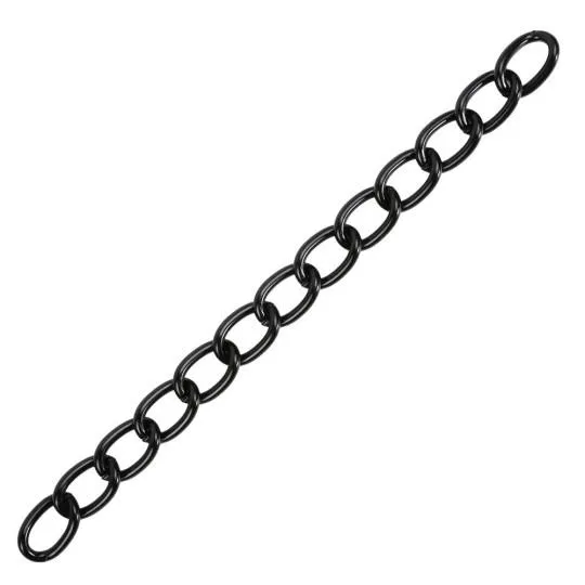 Chaine Maillon Large Noir pour Menottes Poignets 