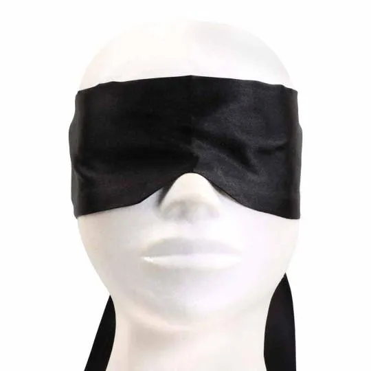 Bandeau Satin Echancrure Nez Noir