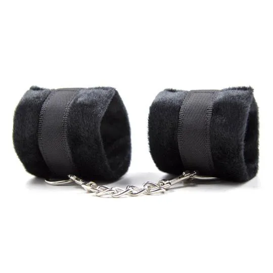 Menottes Poignets Velours Scratch 