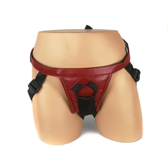 Ceinture Harnais Simili Anneau Silicone 