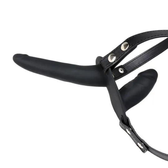 Gode Ceinture Double Noir