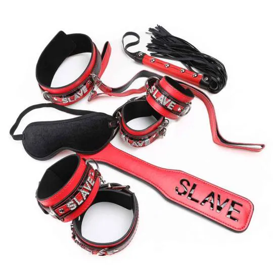 Coffret Bondage Esclave Rouge