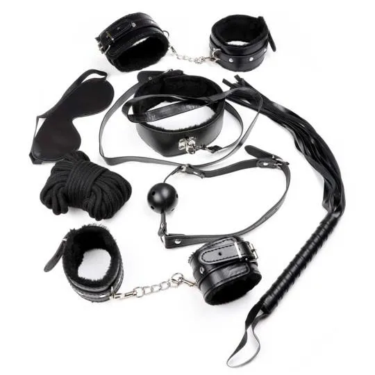 Set Bondage Punition Noir