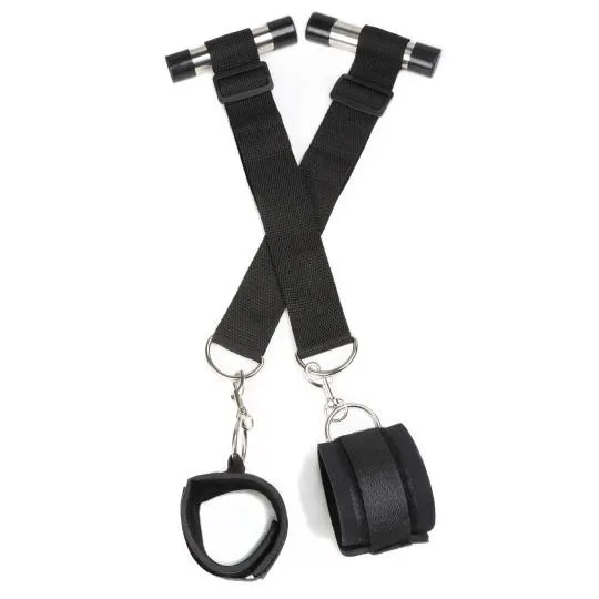 Set Menottes Suspension Porte Noir
