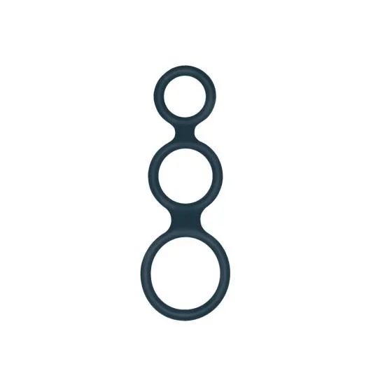 Anneau Silicone Triple N10 Noir