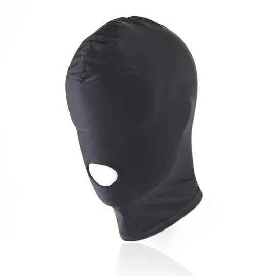 Cagoule Lycra Bouche Ouverte Noir