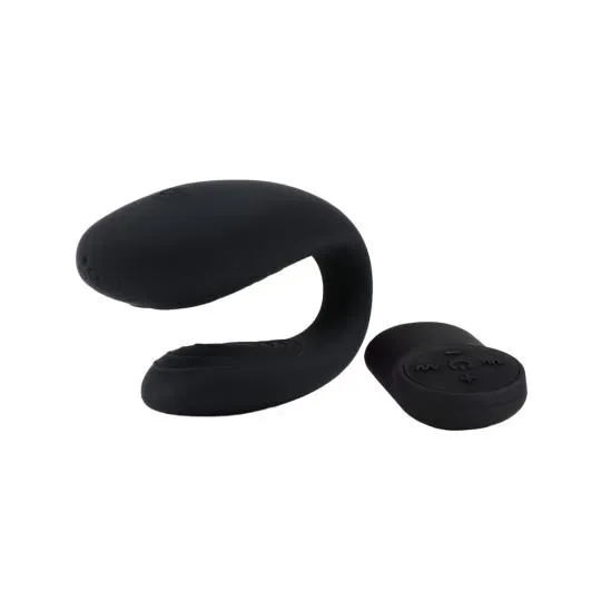 Nirvana Noir Jouet de Couple Vibrant T&eacute;l&eacute;command&eacute; 