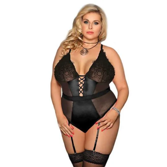 Body Porte Jarretelles Bleuet 
