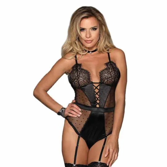Body Porte Jarretelles Bleuet 