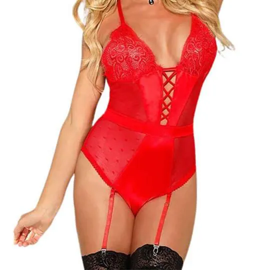 Body Porte Jarretelles Bleuet 