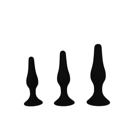 Set Plug Anal Silicone 3pcs