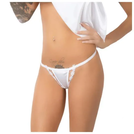 String Satin Broderie Loana