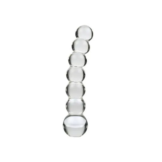 Dildo Boules Pyrex Transparent 17cm x 3,9cm