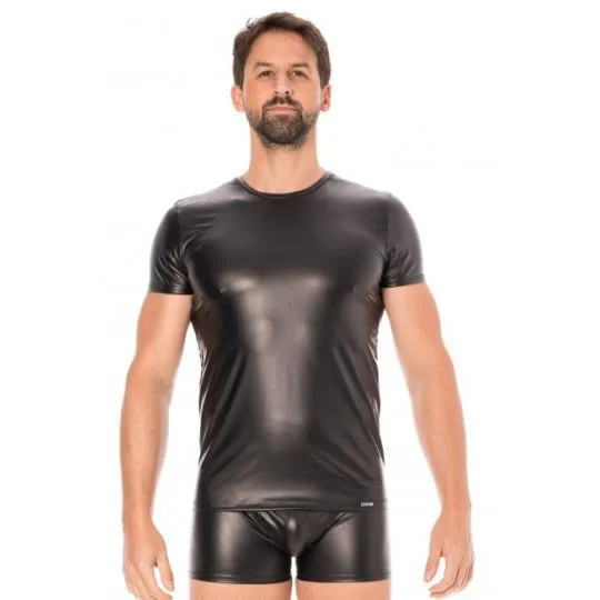 Tee Shirt Simili Cuir