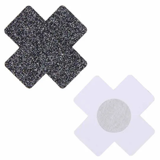 Cache T&eacute;tons Adh&eacute;sif Croix Paillet&eacute;