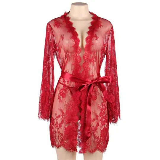 Kimono D&eacute;shabill&eacute; Dentelle Vienne 