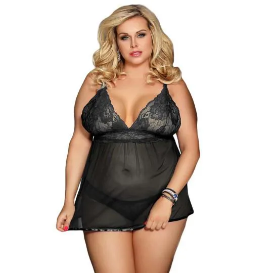 Nuisette Babydoll Domino