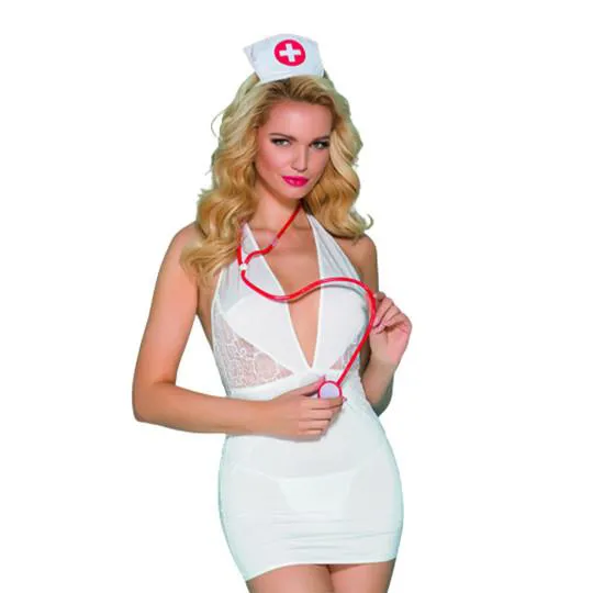 Costume Robe Infirmi&egrave;re Nurse Nasty