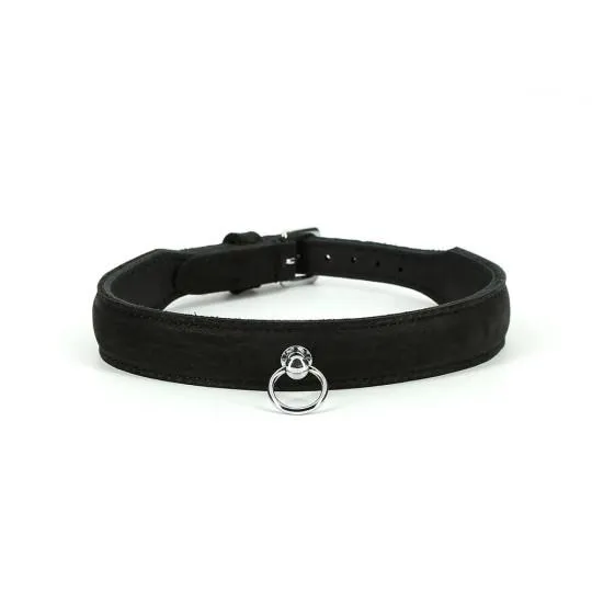 Collier Simili Anneau Noir