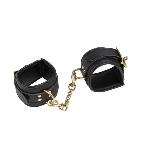 Menottes Poignets Doubl&eacute; Cuir Veau
